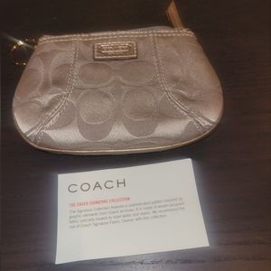 Brand new with stuffing, coach coin purse